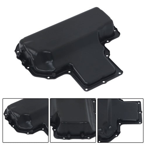 DURAFORCE For Mercedes-Benz E320 E350 2006-2009 Black Engine Oil Pan w/ Drain Plug 264-866
