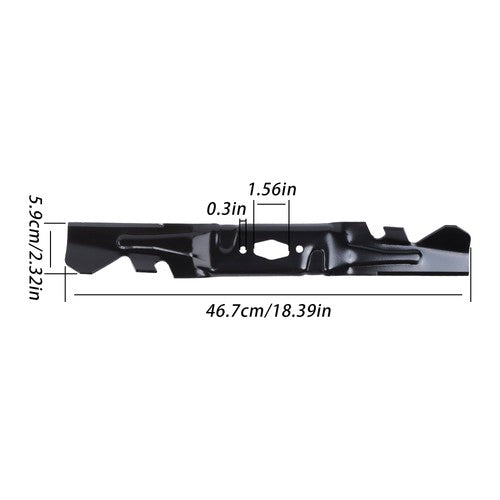 DURAFORCE For Cub Cadet 490-110-C205 742P05086-X 742-05086-X 3 Pcs Lawn Mower Blade
