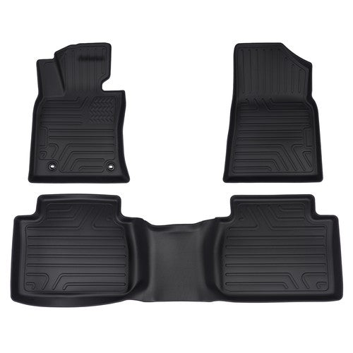 DURAFORCE TPE Floor Mats Liners for Toyota Camry FWD Only 2018-2024 Not Fit Hybrid or AWD