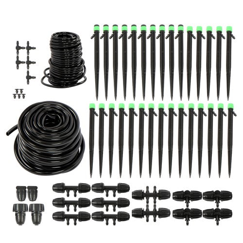 DURAFORCE Drip Irrigation System - Adjustable Quick Connect Irrigation System fit Gardens