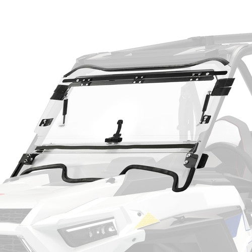 DURAFORCE Scratch Resistant Flip Windshield for Polaris RZR XP Turbo S 2019 XP 4 Turbo S