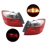 DURAFORCE Outer Tail Lights for 2013-2015 Honda Accord Sedan EX LX Sport Halogen LH RH