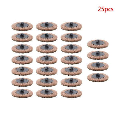 DURAFORCE Surface Conditioning Quick Change Discs, 2" Tan (Coarse) Prep Pad - 25 Pack