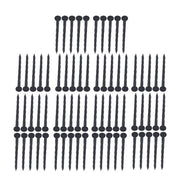 DURAFORCE Garden Spiral Landscape Spikes 70PCS 8 Inch Plastic Landscape Anchoring Spikes