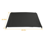 DURAFORCE Tractor Canopy Sun Shade Roof Top for Lawn Mower W/2"x2"/2"x3" ROPS UV Protect
