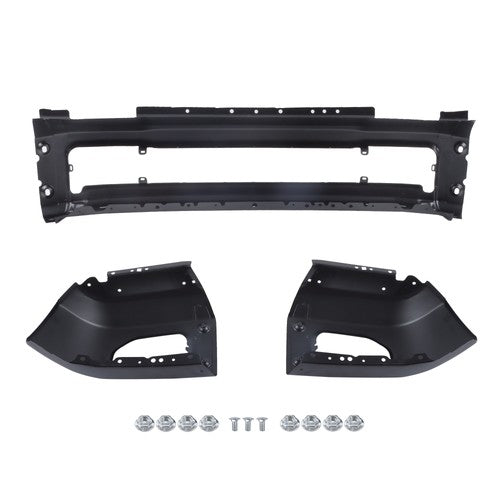 DURAFORCE Durable Steel For Ford F-250 F-350 2020 2021 2022 Front Bumper Split-type Black