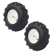 DURAFORCE 13x5.00-6 inch Lawn Mower Tires and Wheels (3/4'inch Axle Diameter) 2pcs