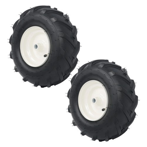 DURAFORCE 13x5.00-6 inch Lawn Mower Tires and Wheels (3/4'inch Axle Diameter) 2pcs