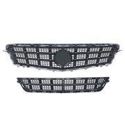 DURAFORCE For Cadillac ATS 2013-2014 2Pcs Front Upper Bumper Grille + Lower Grille Plastic