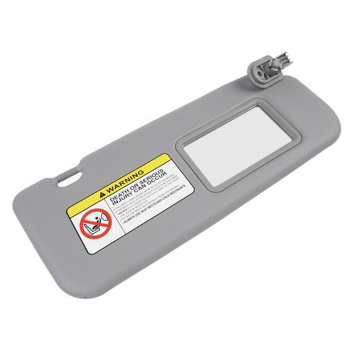 DURAFORCE Right Passenger Side Gray Sun Visor for Hyundai Accent 1E 1.6L L4 Gas 2011-2015