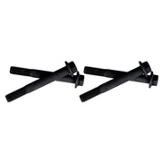 DURAFORCE 2Pcs Black Rear Leaf Spring Shackle Kit For Jeep Cherokee Sport Series 1984-2001