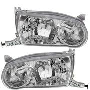 DURAFORCE For Toyota Corolla 2001-2002 Headlights Headlamp w/Corner Signal Lamp Pair