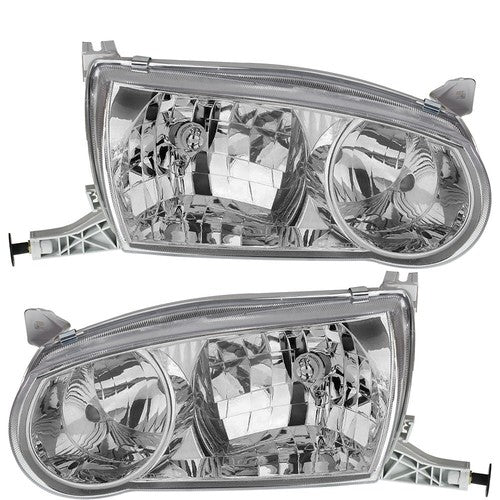 DURAFORCE For Toyota Corolla 2001-2002 Headlights Headlamp w/Corner Signal Lamp Pair
