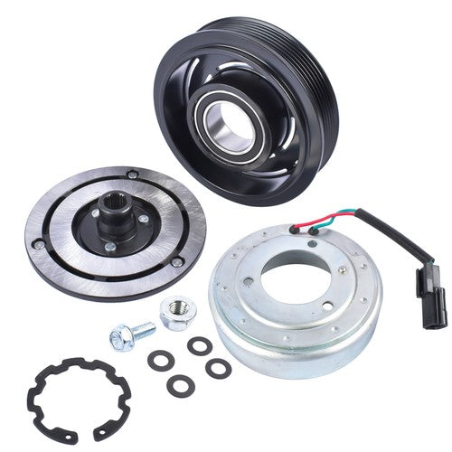 DURAFORCE 92600JM01D AC Compressor Clutch Kit Pulley Coil for Nissan Rogue 2.5L 2008-2015