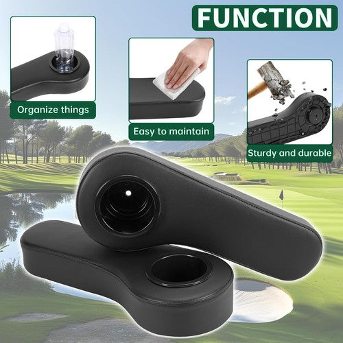 DURAFORCE For EZGO/Club Car/Yamaha Golf Cart Rear Seat Arm Rest Cushion With Cup Holder