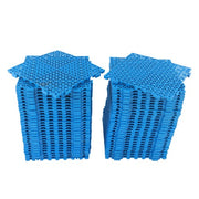 DURAFORCE 50PCS 12 x 12in Interlocking Drainage Floor Tiles Modular Interlocking Tile Blue