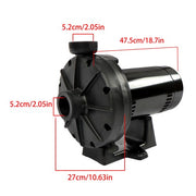 DURAFORCE W36060 0.75 HP Pool Booster Pump For In-Ground Swimming Pools With Pipe Unions