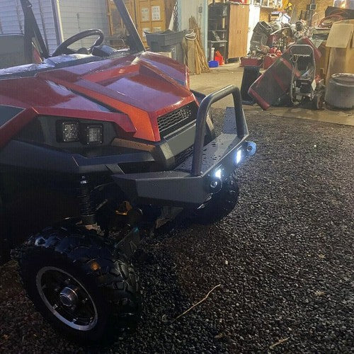 DURAFORCE For Polaris Ranger 400 500 800 Front Bumper Ranger 570 EV ETX w/LED Light 11-21