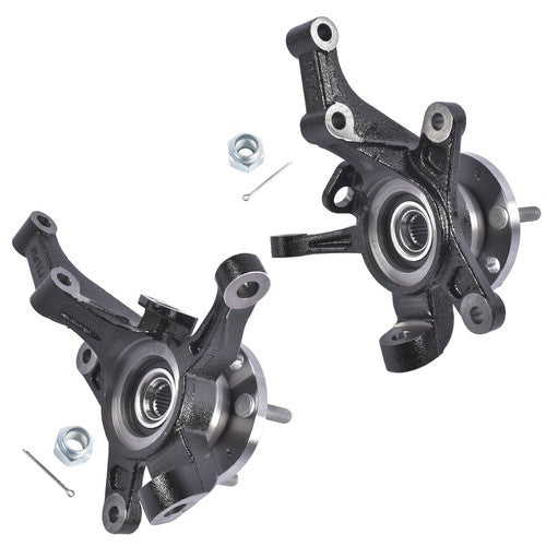 DURAFORCE Pair Steering Knuckle Left & Right for Chevy Aveo Aveo5 Pontiac G3 1.6L L4 04-11