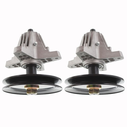 DURAFORCE For Troy Bilt MTD 918-06991 618-06991 2Pcs Spindle Assembly W/Pulley Bolt