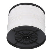 DURAFORCE 1/8 Inch Hollow Braid Polypro Rope 1000FT 350 Pounds Tensile Strength White