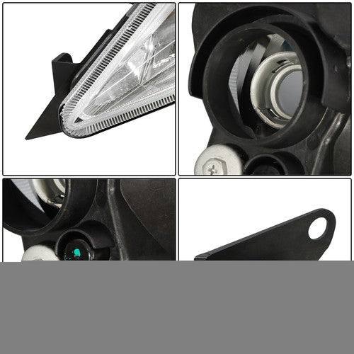 DURAFORCE Left Headlight Assembly Fit For Yamaha YFZ450 Wolverine Raptor 2006-2020