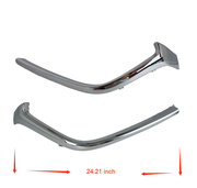 DURAFORCE Lower Grille Molding Set Chrome For 2017-2018 Mazda 3 MA1214106 BANE507K1