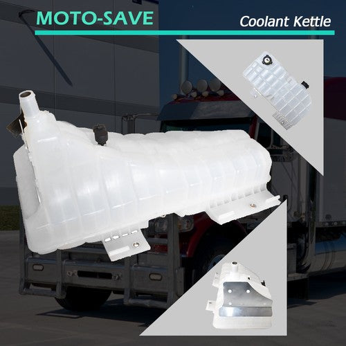DURAFORCE Fit For 08-11 Peterbilt 365 Coolant Reservoir Tank W/Cap & Sensor AM-2804282367