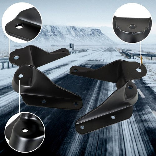 DURAFORCE Fit For Ford F-150 Pickup Front Leaf Spring Shackle Bracket Repair Kit Pair Set