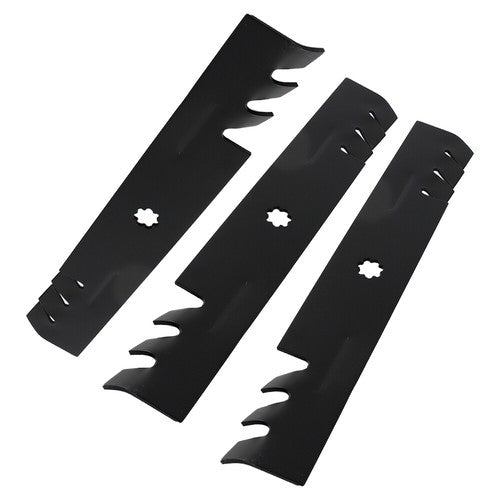 DURAFORCE 3 Pack Deck Blade For John Deere 145 155C LA1300 LA140 LA145 GX21786 GY20852