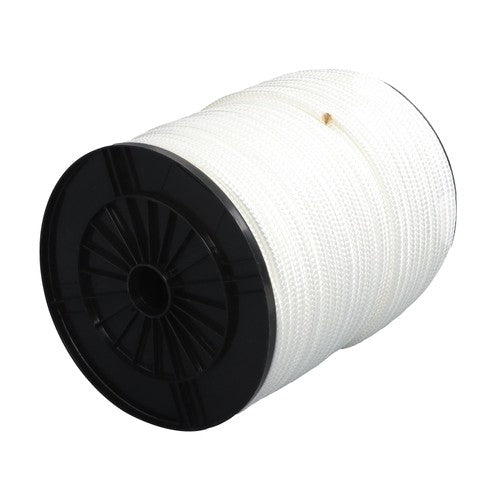 DURAFORCE 3/8in × 500ft Nylon Solid Braid Rope High UV Abrasion Resistance Industrial