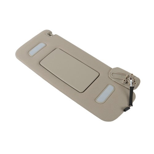 DURAFORCE Gray Passenger SunVisor WIth Lighted For Silverado Sierra Tahoe Yukon 2007-2014