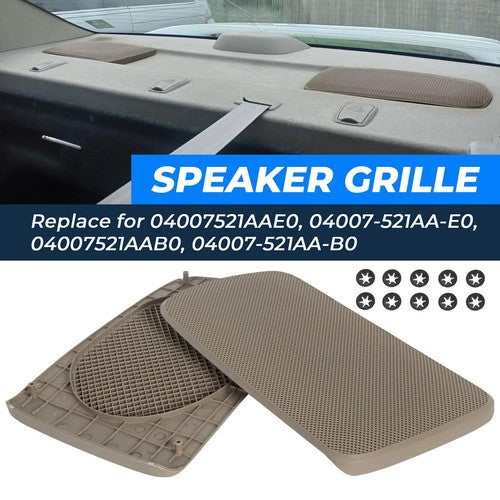DURAFORCE For Toyota Camry 02-06 Tan Rear Speaker Grille Cover Set of 2 #04007-521AA-B0