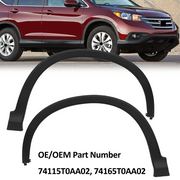 DURAFORCE Front Fender Flare Trim Molding Wheel Arch Fit 2012-2016 Honda CR-V CRV LH&RH