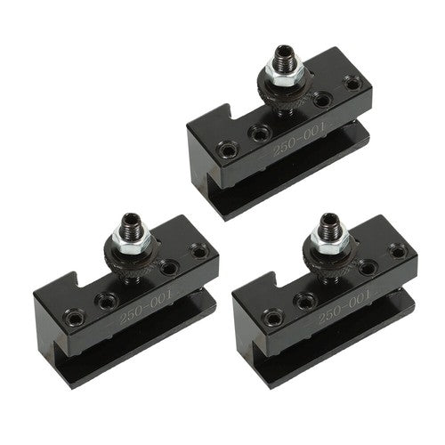 DURAFORCE 3 PCS OXA #1 Quick Change Turning & Facing Lathe Tool Post Holder 250-001 New