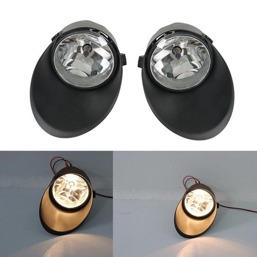 DURAFORCE Fit 2007-2013 Toyota Tundra 2008-2011 Sequoia Pair Clear Fog Light w/cover LH RH