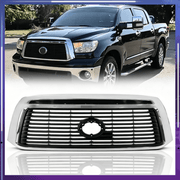 DURAFORCE Chrome Front Bumper Upper Grille Grill For 2010-2013 Toyota Tundra 53100-0C240