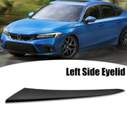 DURAFORCE Fits 2022-2024 Honda Civic Head Light Molding Trim Black Left Side 71207T20A01