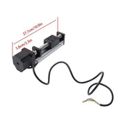 DURAFORCE Linear Stage Actuator with NEMA23(5756) Stepper Motor 100mm Stroke DC 24V