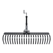 DURAFORCE For ATV UTV Lawn Garden Tractors 60" Landscape Rake W/1 Point Hitch Lift Steel