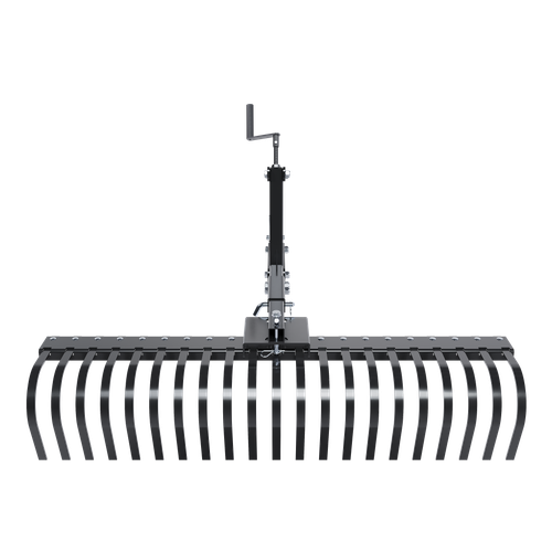 DURAFORCE For ATV UTV Lawn Garden Tractors 60" Landscape Rake W/1 Point Hitch Lift Steel