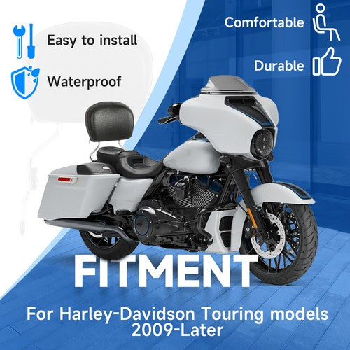 Detachable Backrest Sissy Bar for Harley Davidson Touring Street Glide 09-26