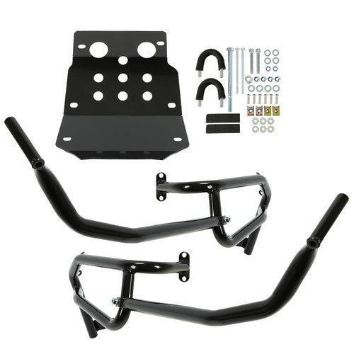 DURAFORCE Engine Guard Crash Bar & Upper Lower Skid Plate For Honda CRF250F CRF250L 17-22
