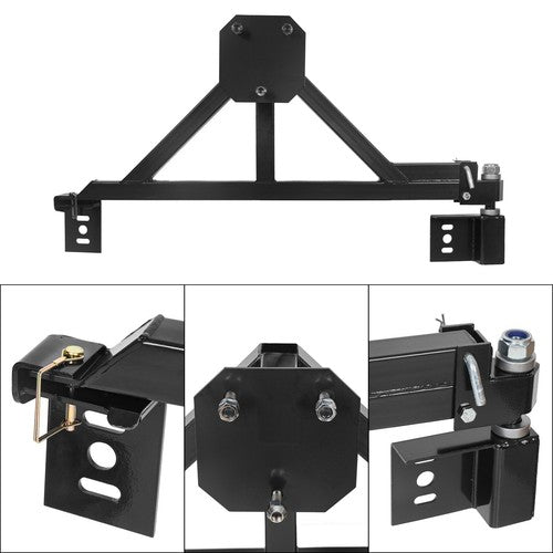 Rear Spare Tire Carrier Rack with Drop Down Option Steel for Hummer H2 2003-2009