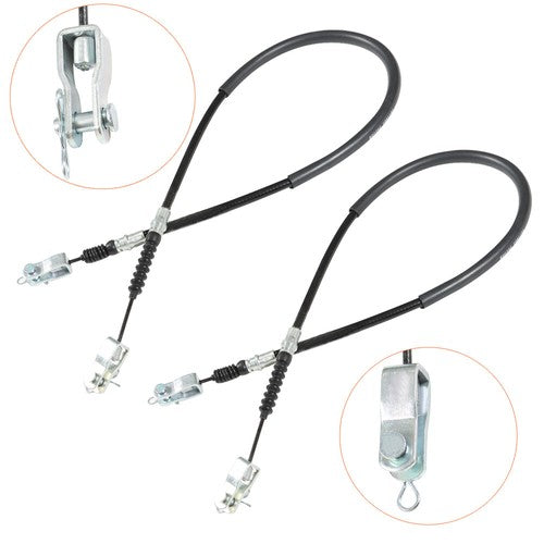 DURAFORCE For Club Car Golf Cart DS 1981-1999 Passenger & Driver Side Rear Brake Cable 42"