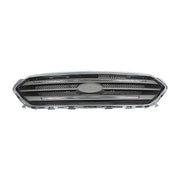 DURAFORCE Primed New Front Upper Grille+Front Bumper Cover Fit For Ford Taurus 2013-2019