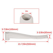 DURAFORCE New White PP Deck Support For Above Ground Swimming Pool Step