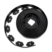 DURAFORCE 40FT Garden Edge Lawn Grass Stone Isolation Strip 16pcs Anchoring Spik US