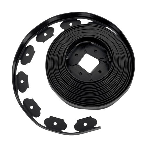DURAFORCE 40FT Garden Edge Lawn Grass Stone Isolation Strip 16pcs Anchoring Spik US