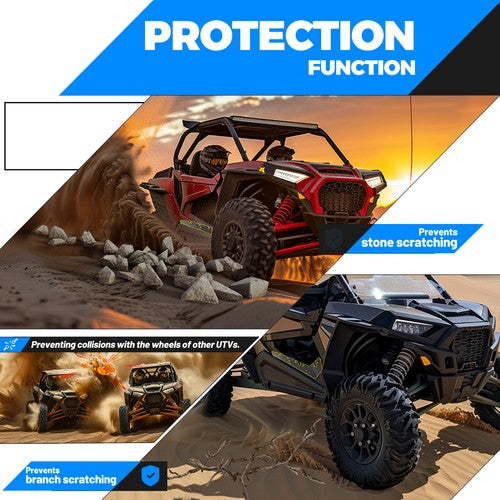 Lower Doors Valance Inserts Fender Trim for RZR Pro XP 20 25 2x Pro R Turbo R
